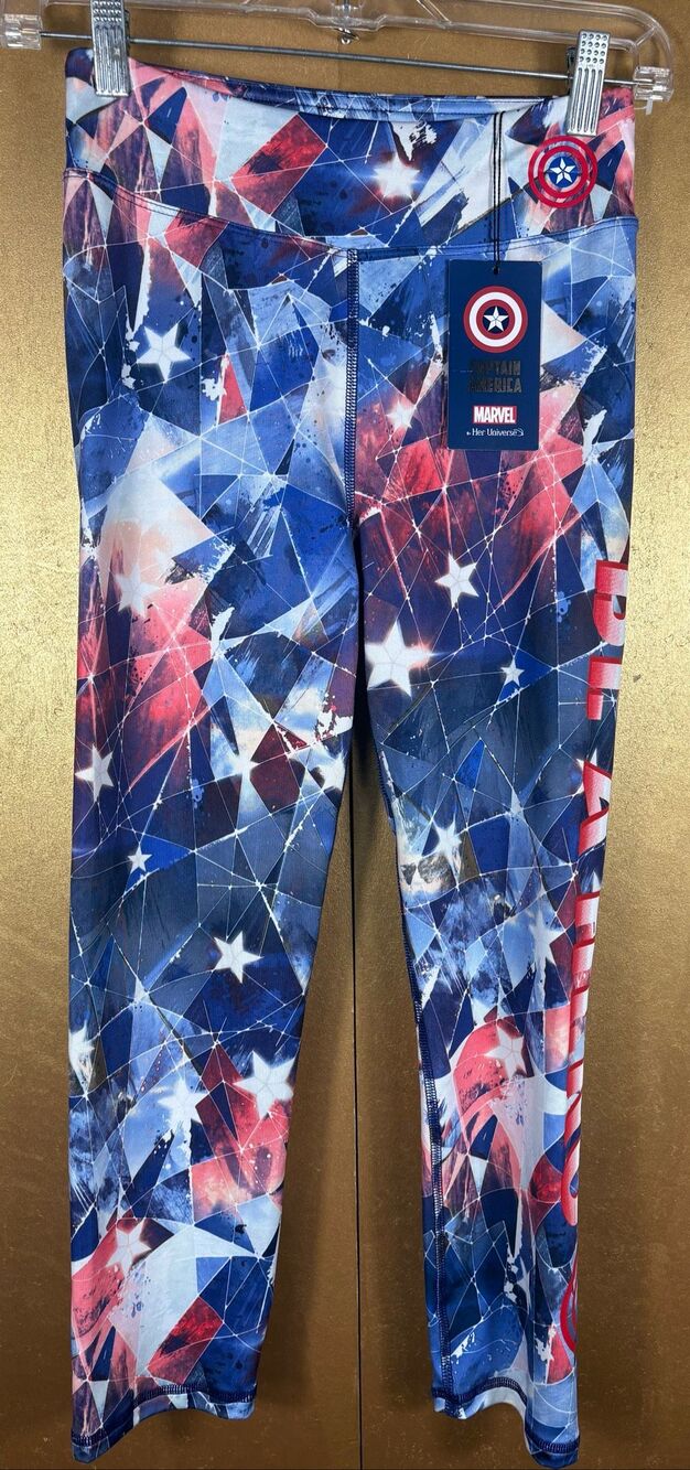Marvel Her Universe Captain America leggings size S
